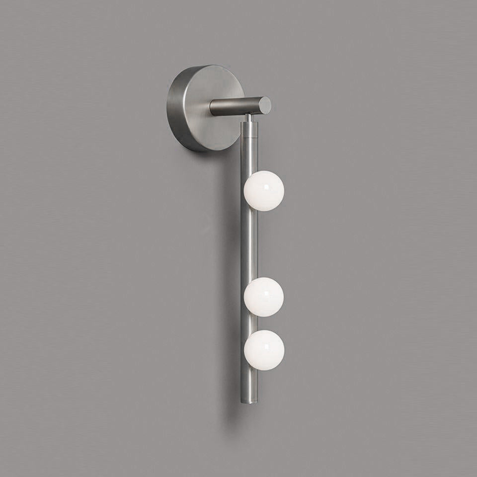 Brass Glass Tube Wall Lamp - DEPRIMO