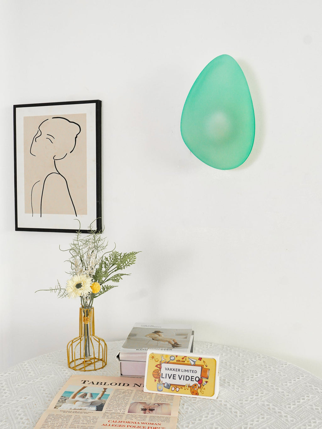 Настінний світильник Bubble Glass