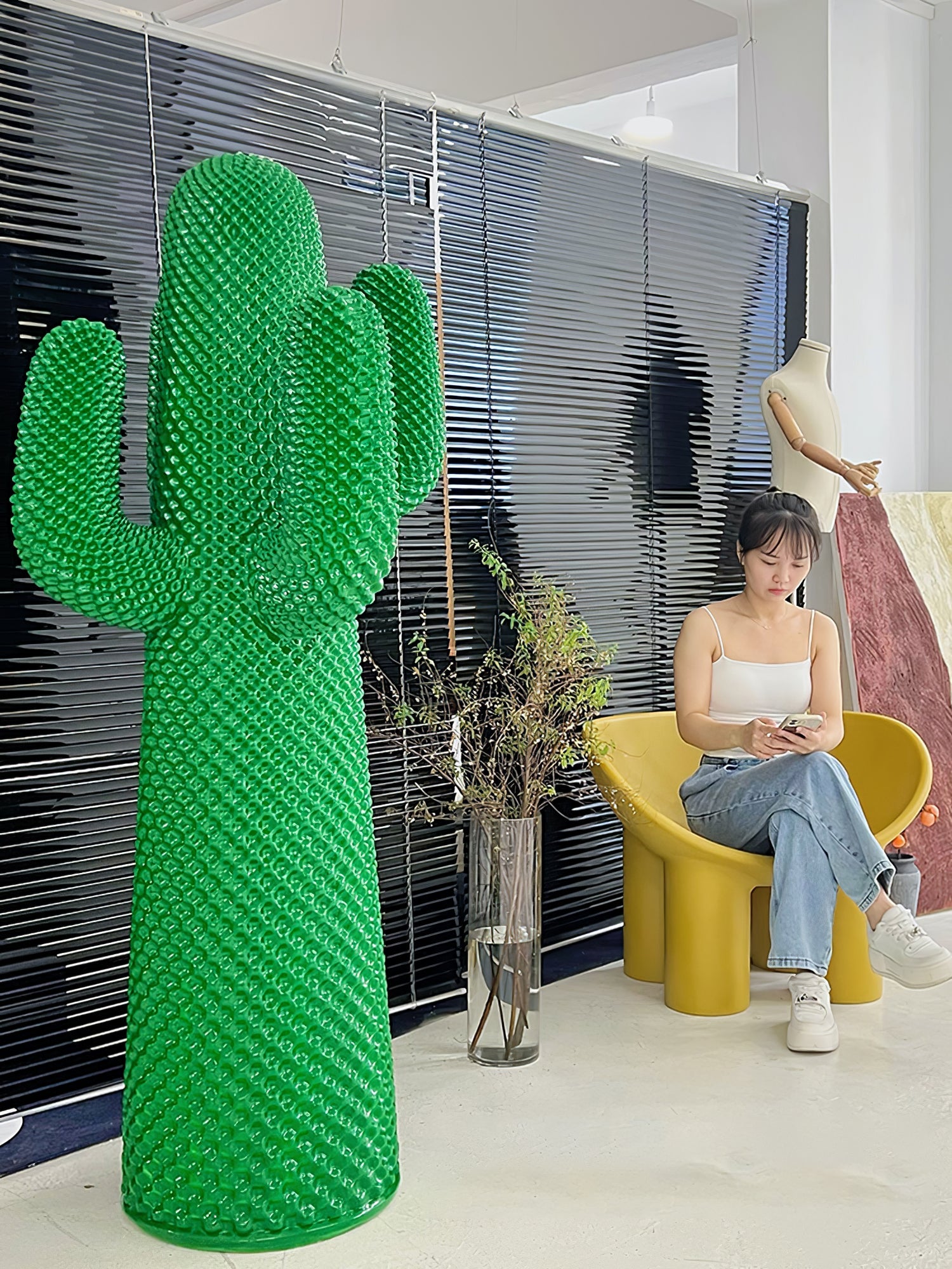 Скульптурна вішалка Mello Cactus