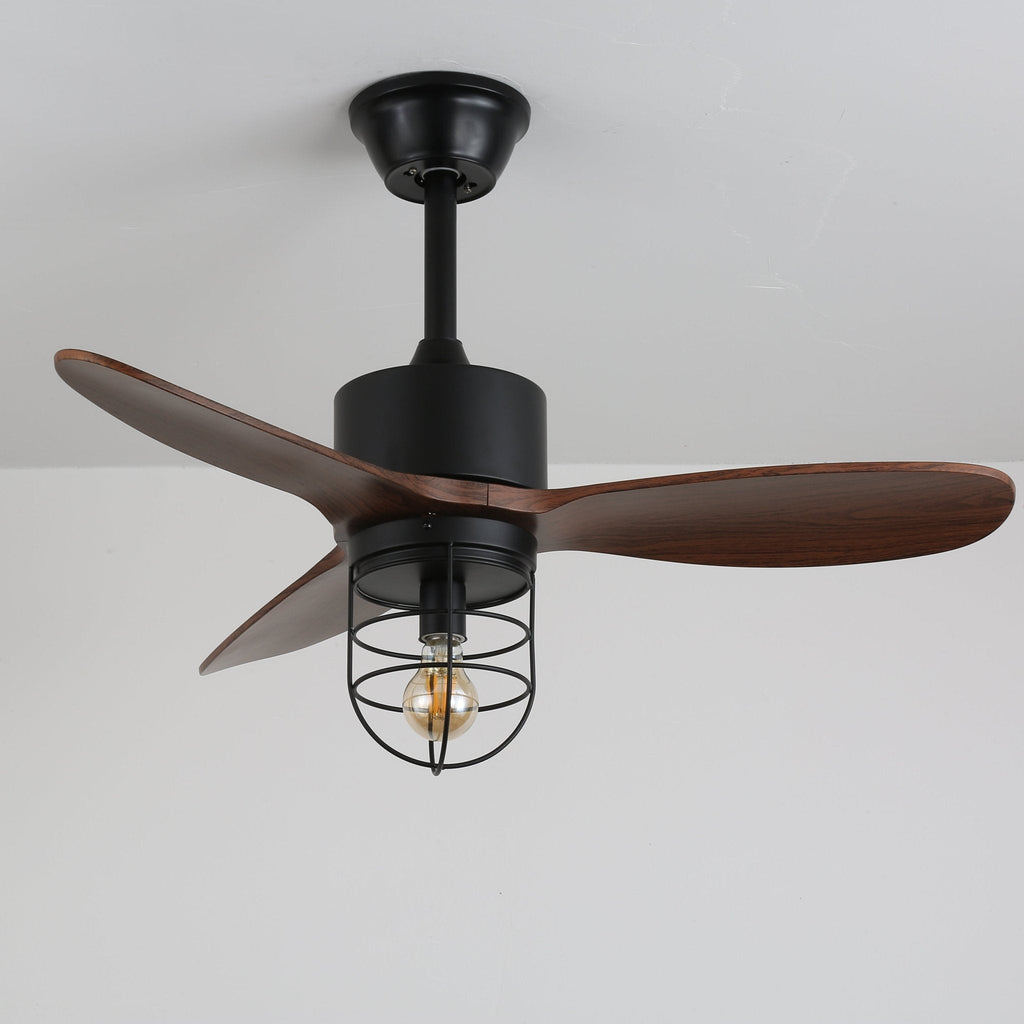 Caldor Industrial Ceiling Fan Light - Vakkerlight
