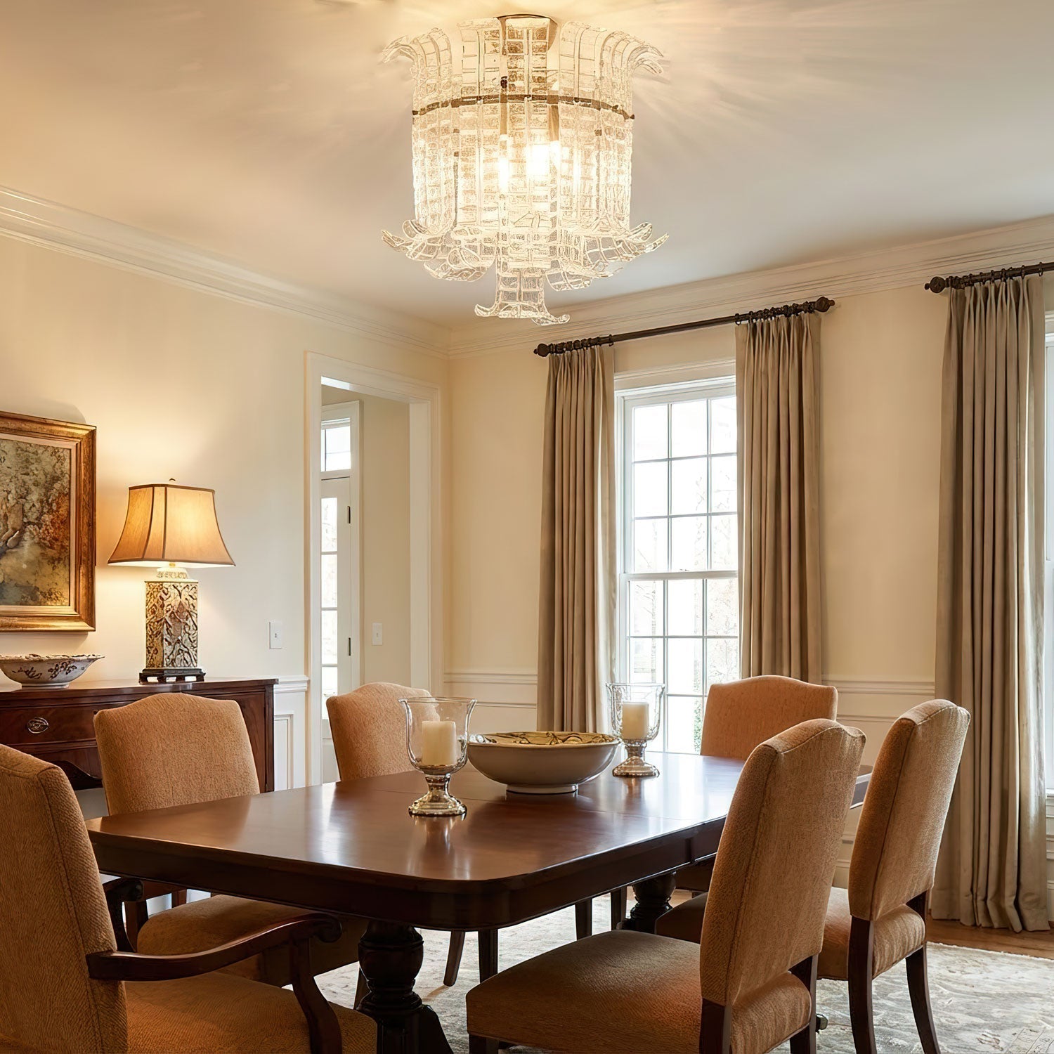 Calista Murano Glass Ceiling Lamp