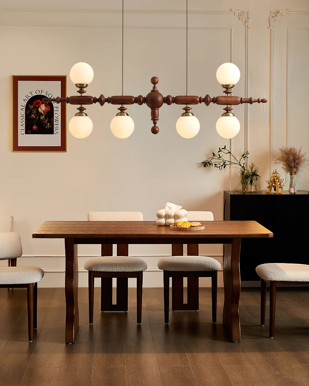 Деревянная люстра «Кембридж»