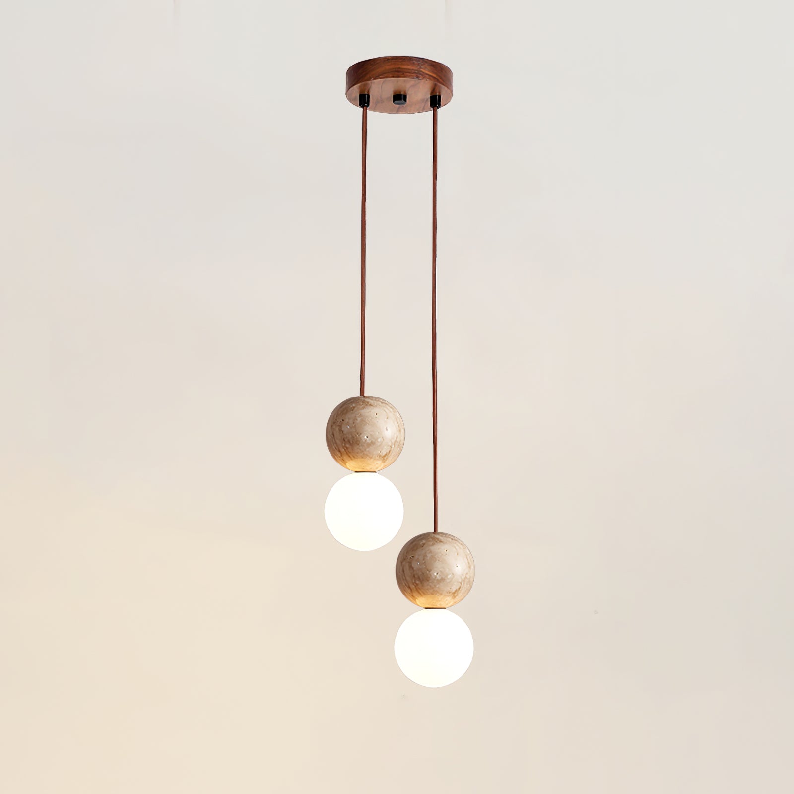 Camille Travertine Pendant Light - DEPRIMO