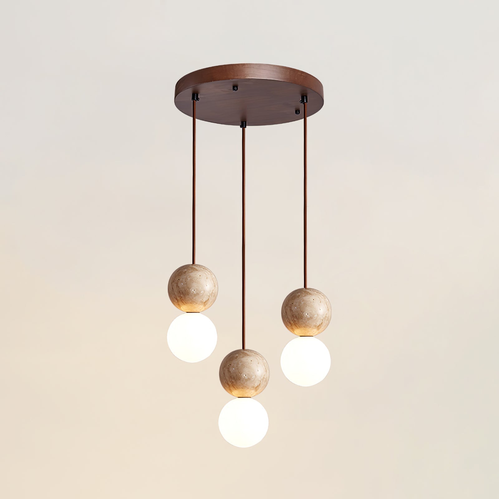 Camille Travertine Pendant Light - DEPRIMO