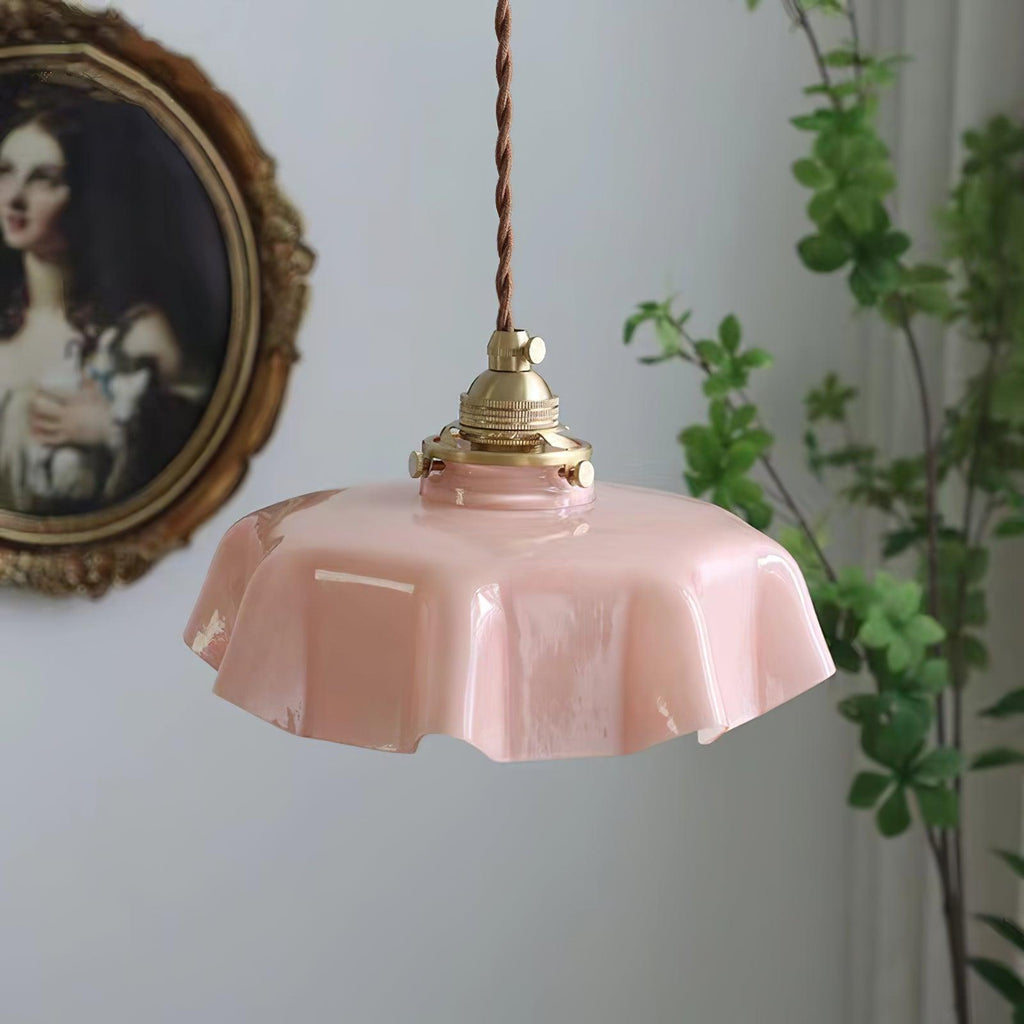 French Flower Pendant Light