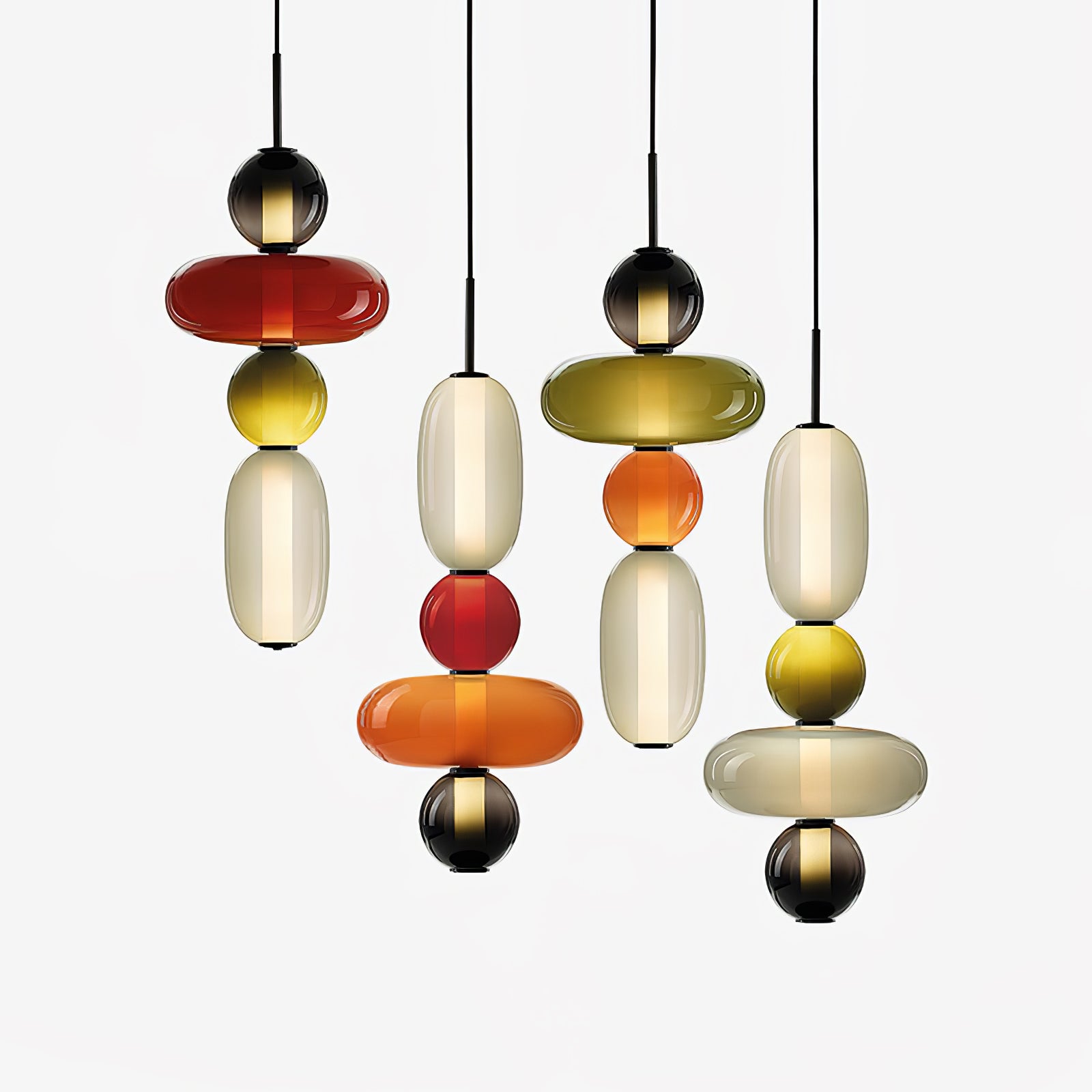 Комбінований підвісний світильник Candied Glass