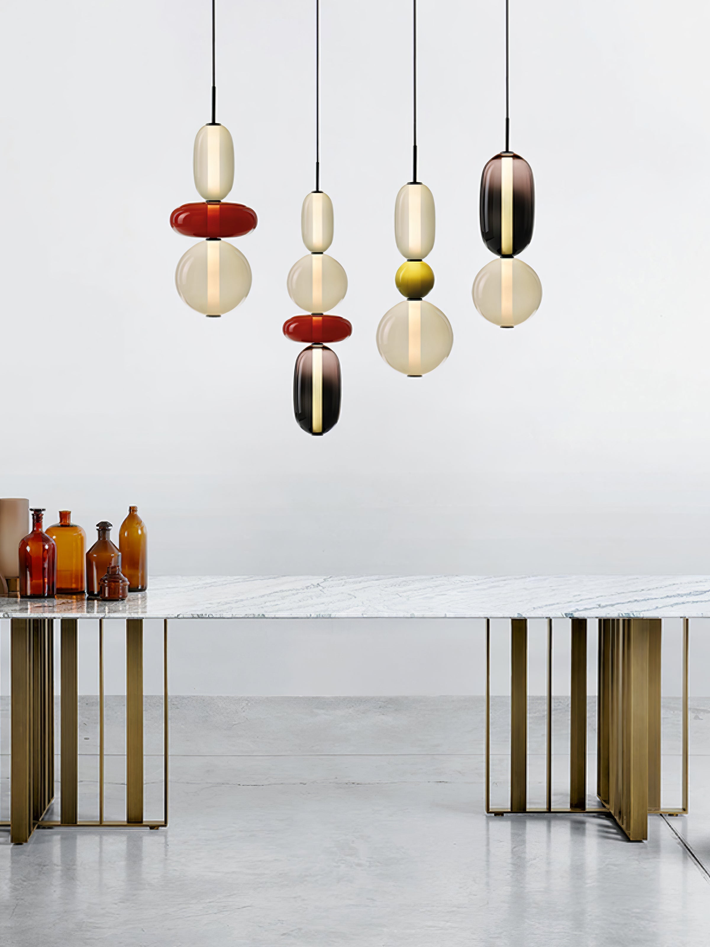 Комбінований підвісний світильник Candied Glass