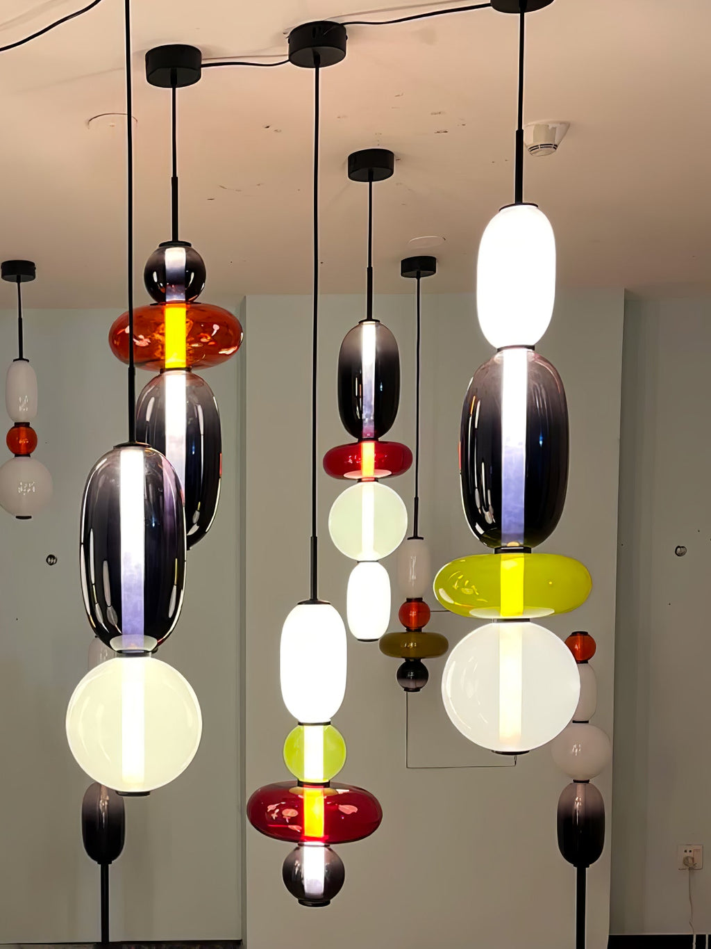 Комбінований підвісний світильник Candied Glass