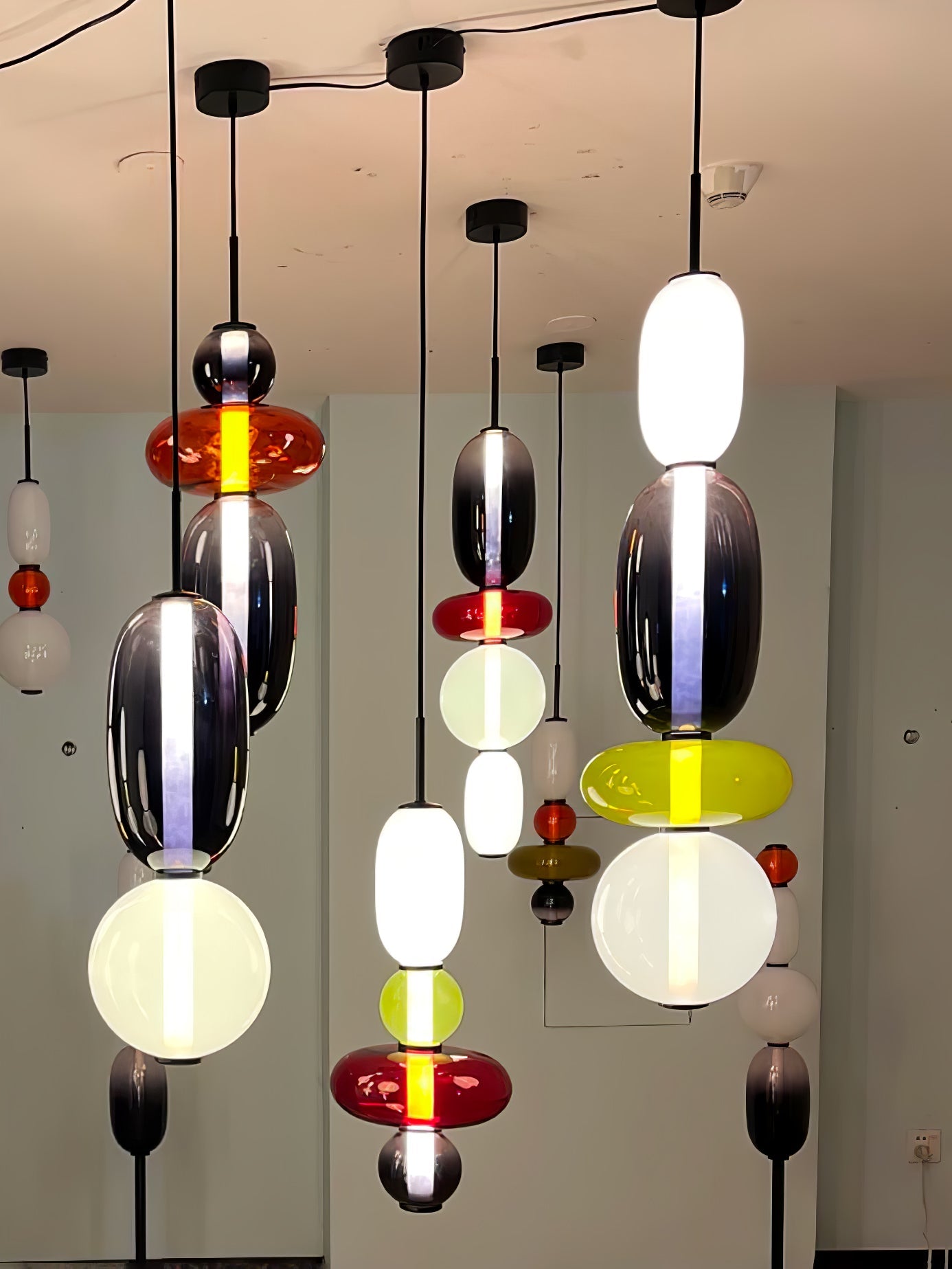 Комбінований підвісний світильник Candied Glass