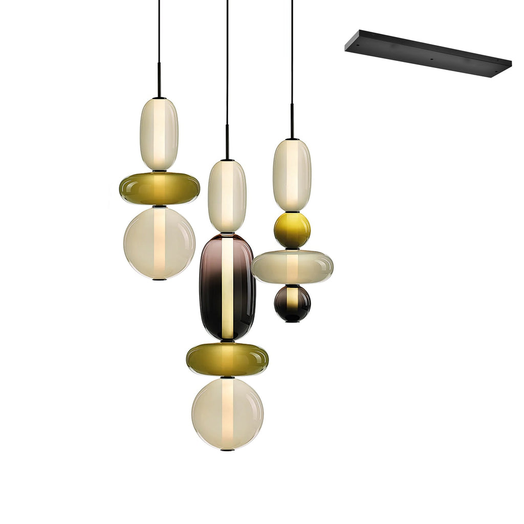 Candied Glass Combo Pendant Light - DEPRIMO