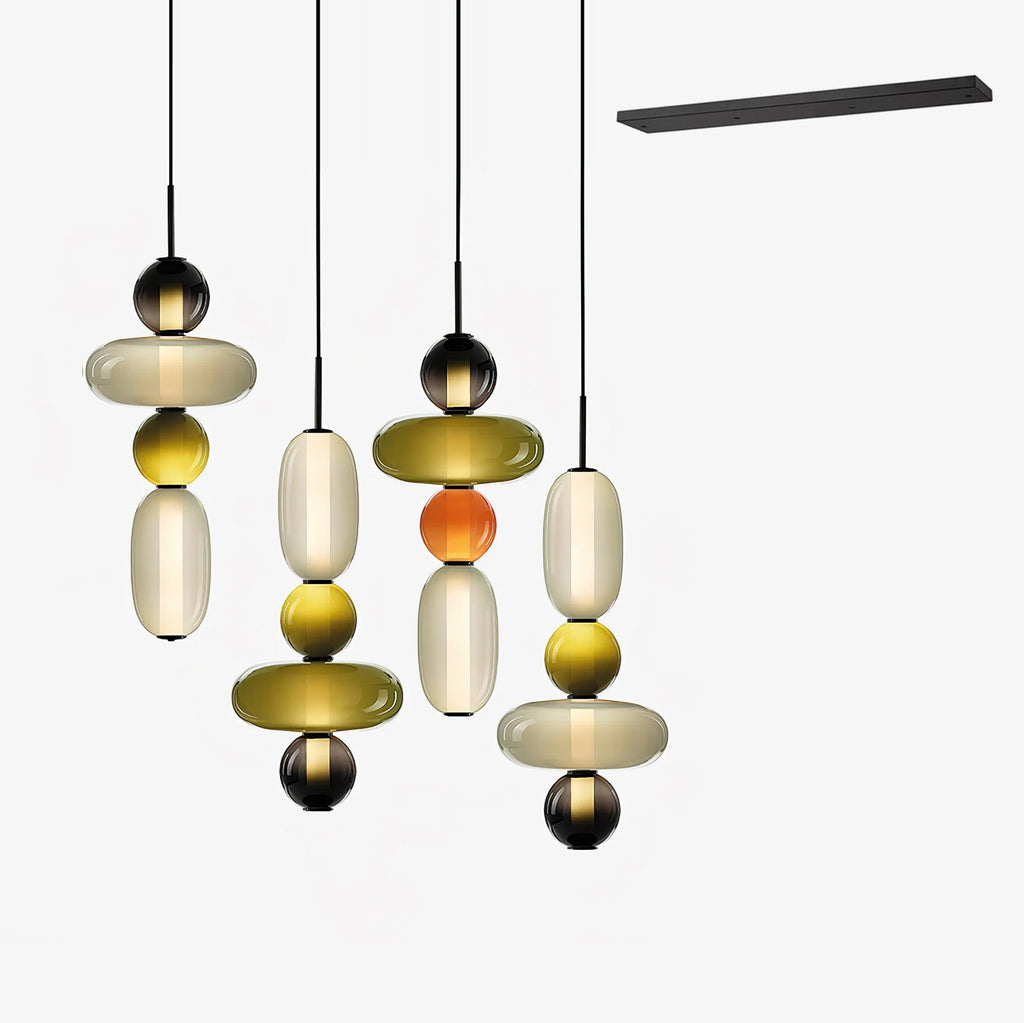 Candied Glass Combo Pendant Light - DEPRIMO