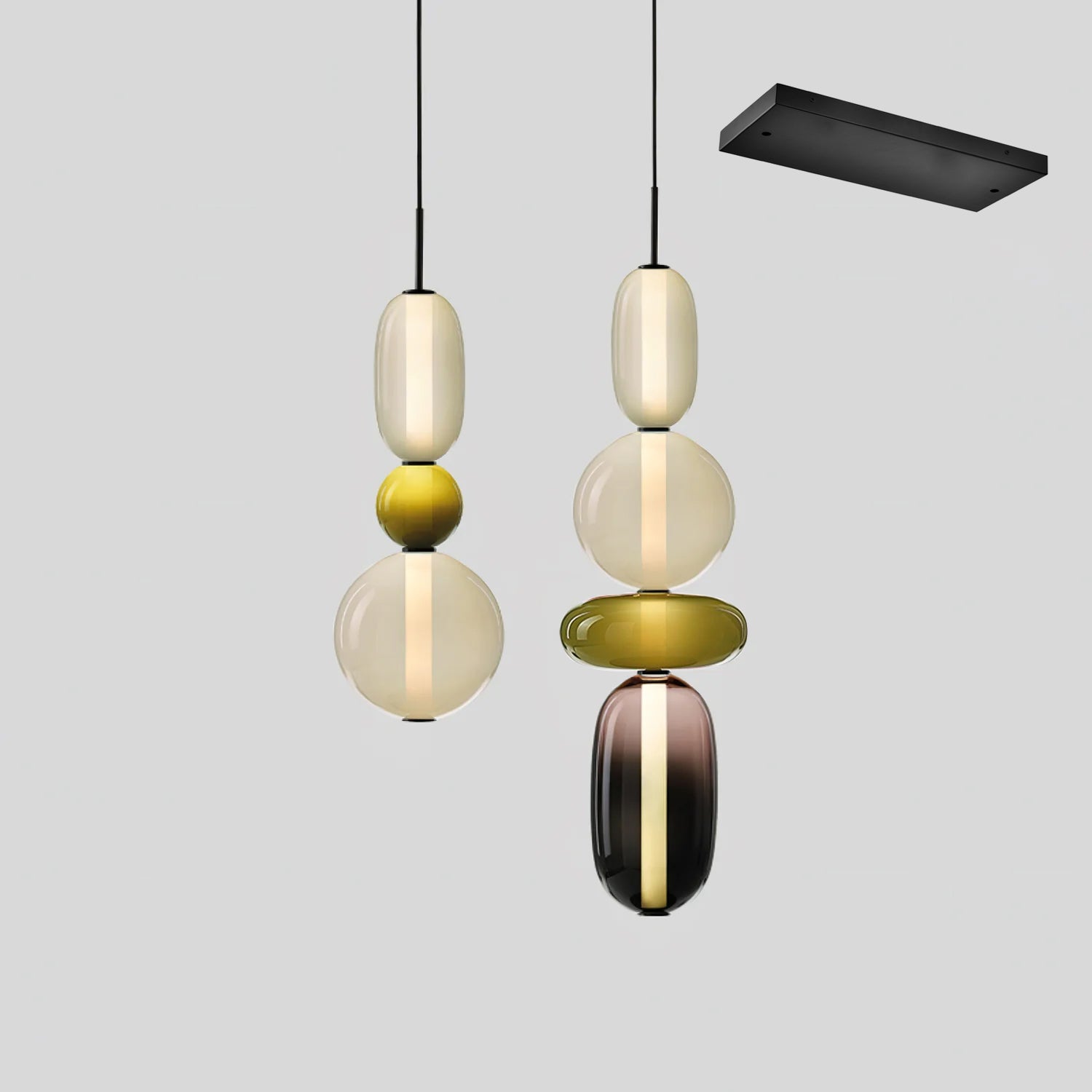 Candied Glass Combo Pendant Light - DEPRIMO