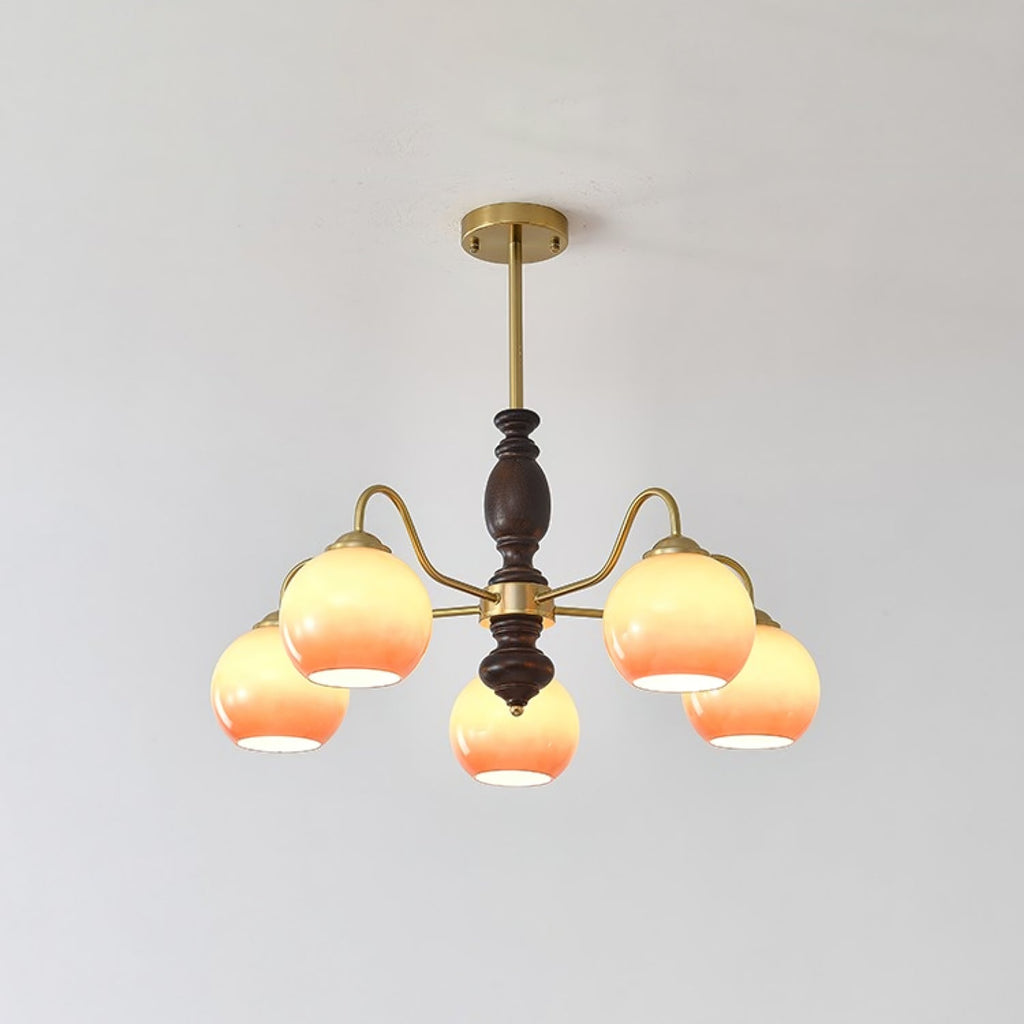 Caramel Orb Chandelier - Vakkerlight