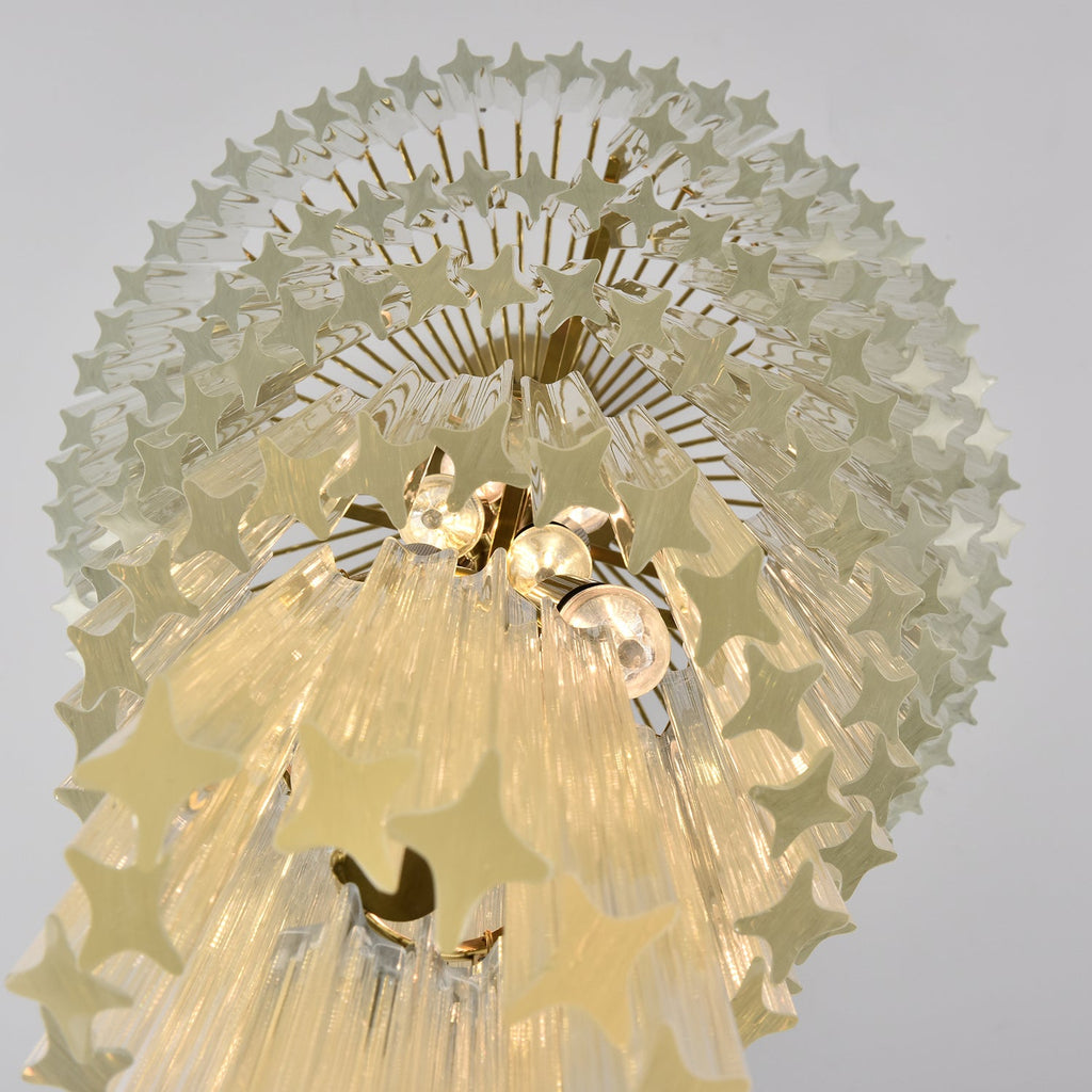 Люстра Cascada Spiral Clear