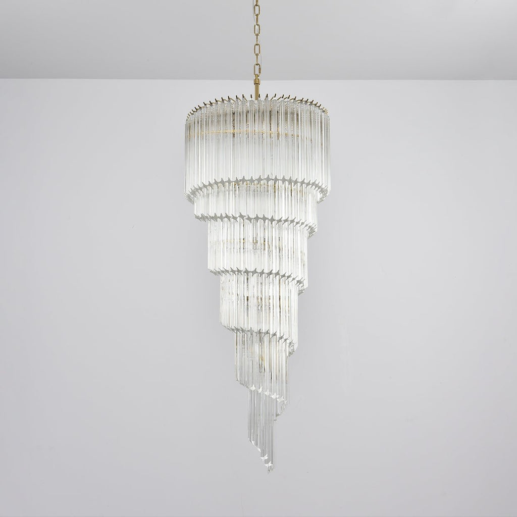 Люстра Cascada Spiral Clear