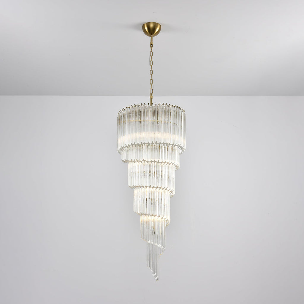 Люстра Cascada Spiral Clear