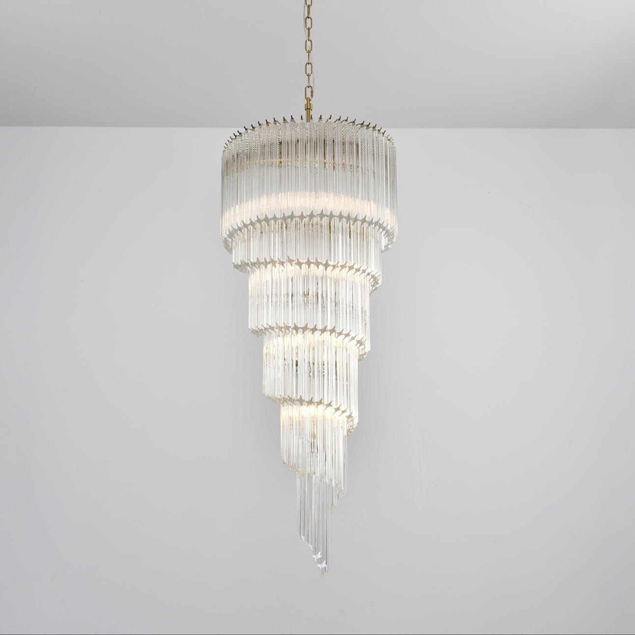 Люстра Cascada Spiral Clear