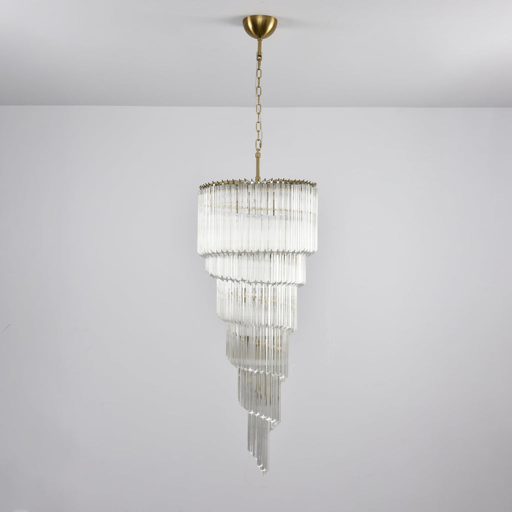 Люстра Cascada Spiral Clear