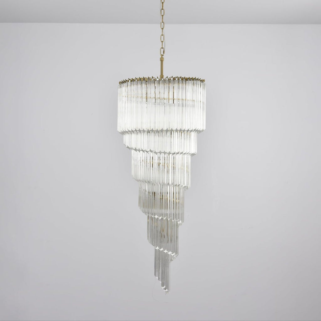 Люстра Cascada Spiral Clear