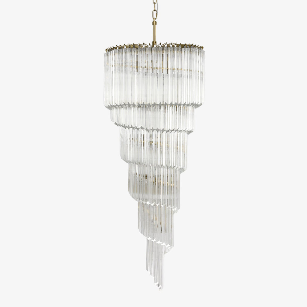 Люстра Cascada Spiral Clear