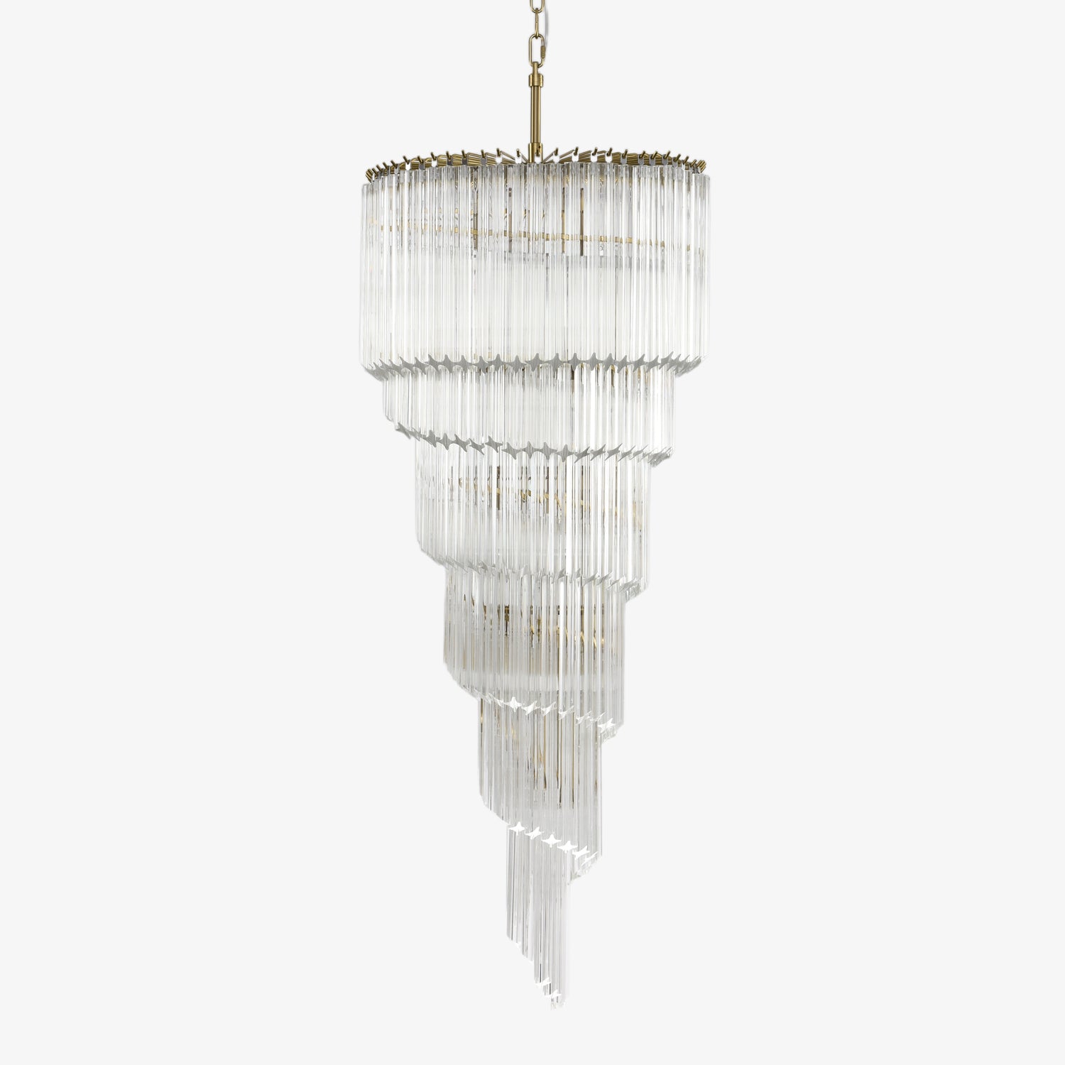 Люстра Cascada Spiral Clear