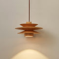 Cascade Wooden Disc Pendant Lamp - DEPRIMO