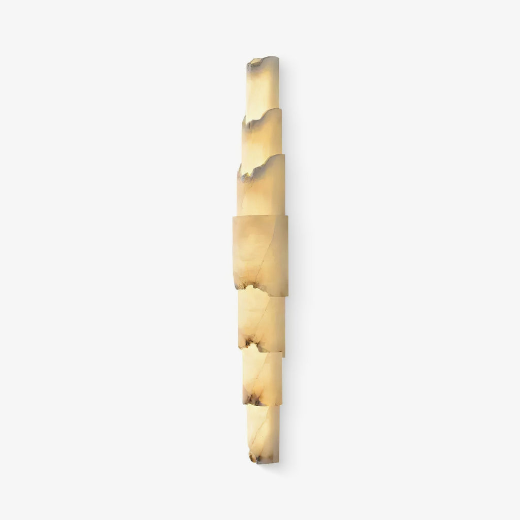 Cascading Alabaster Wall Sconce - Vakkerlight