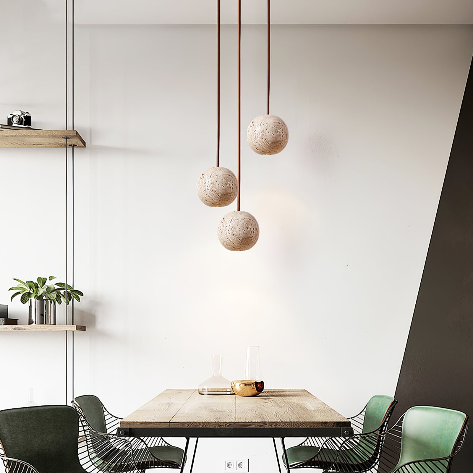 Подвесной светильник Cassia Travertine