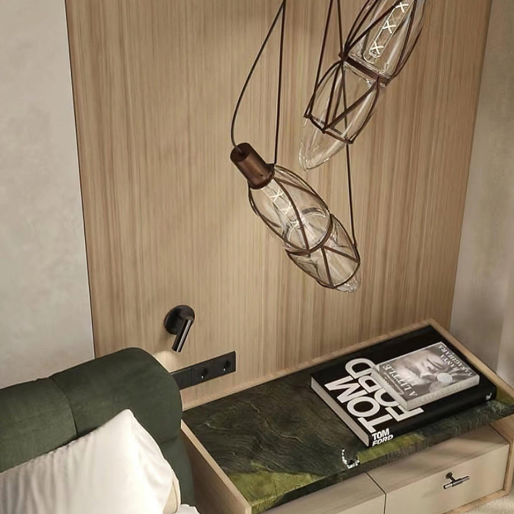 Подвесной светильник из переработанной стеклянной бутылки Castaway