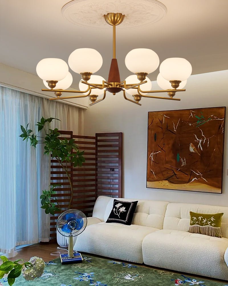 Люстра Celeste Sphere Walnut