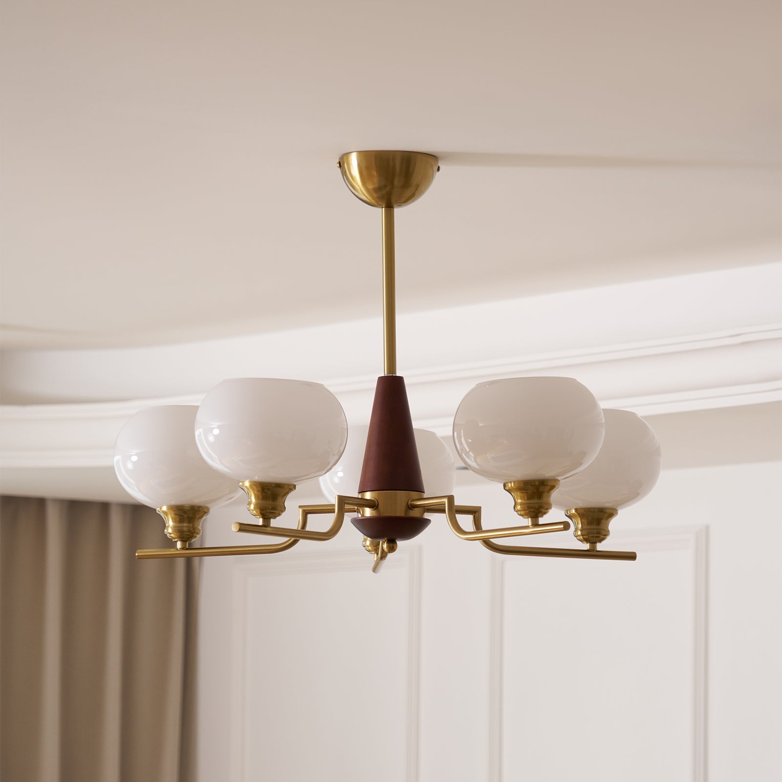 Люстра Celeste Sphere Walnut