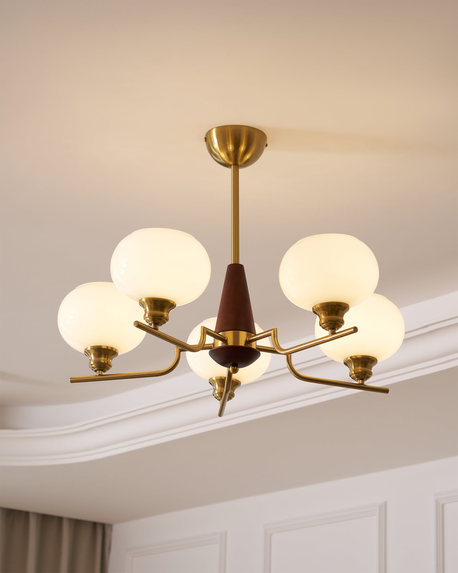 Люстра Celeste Sphere Walnut