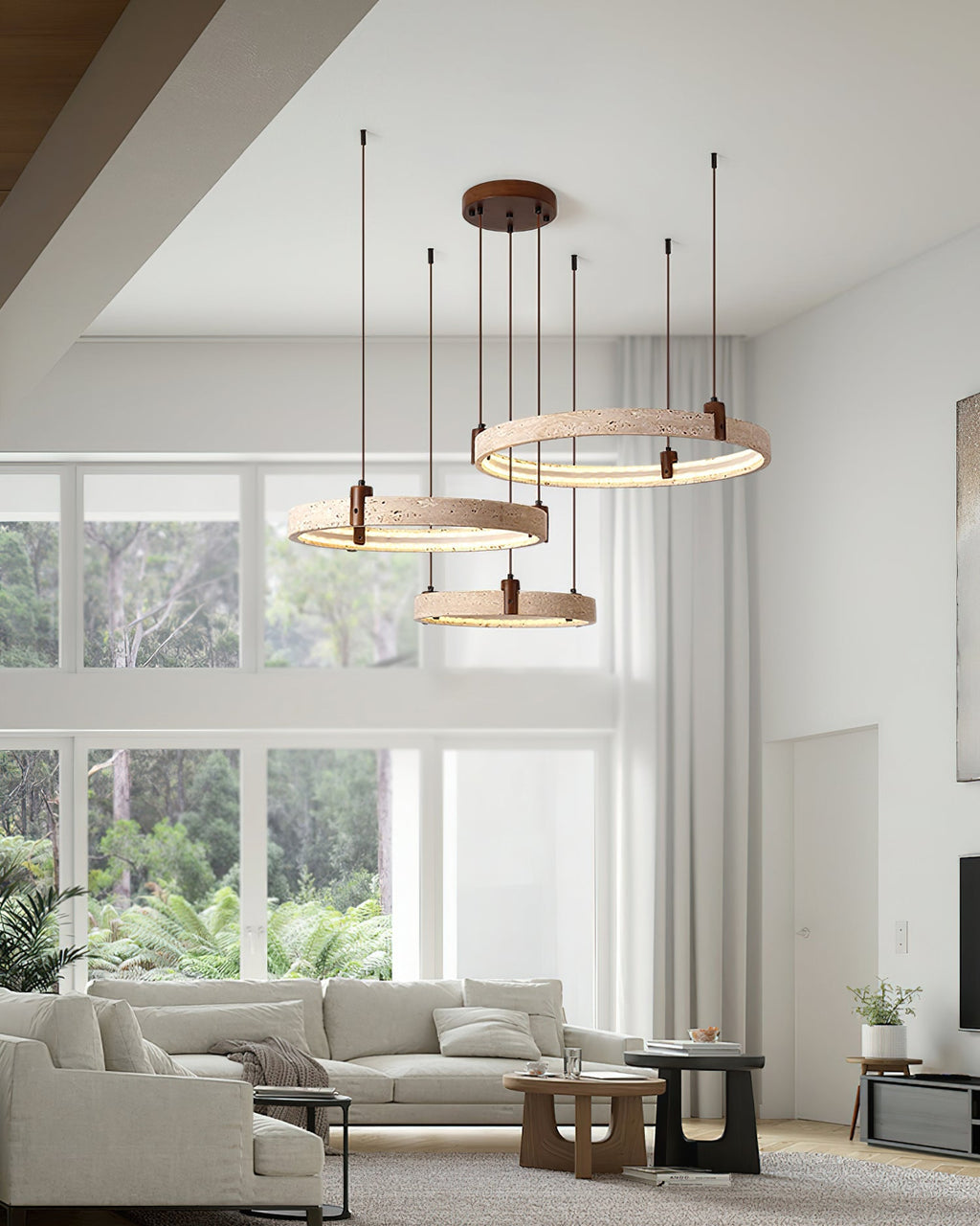 Люстра Celestial Orbit Travertine