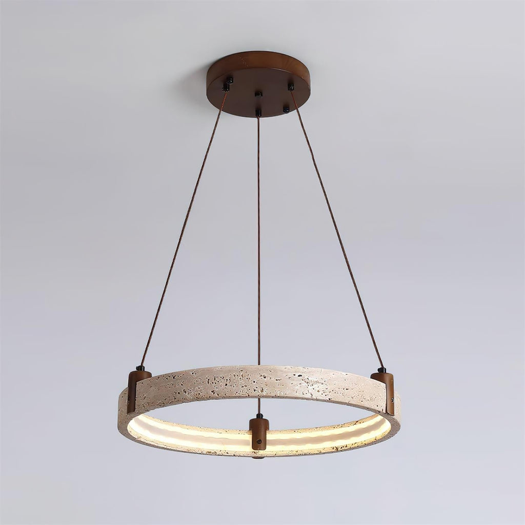 Celestial Orbit Travertine Chandelier - DEPRIMO