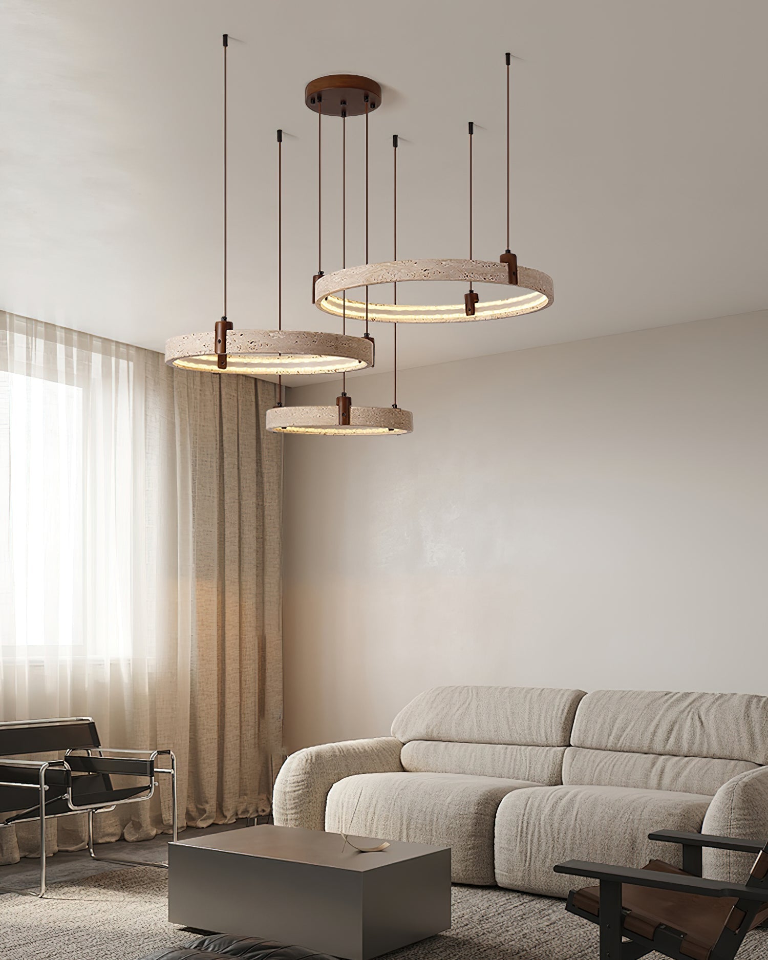 Люстра Celestial Orbit Travertine