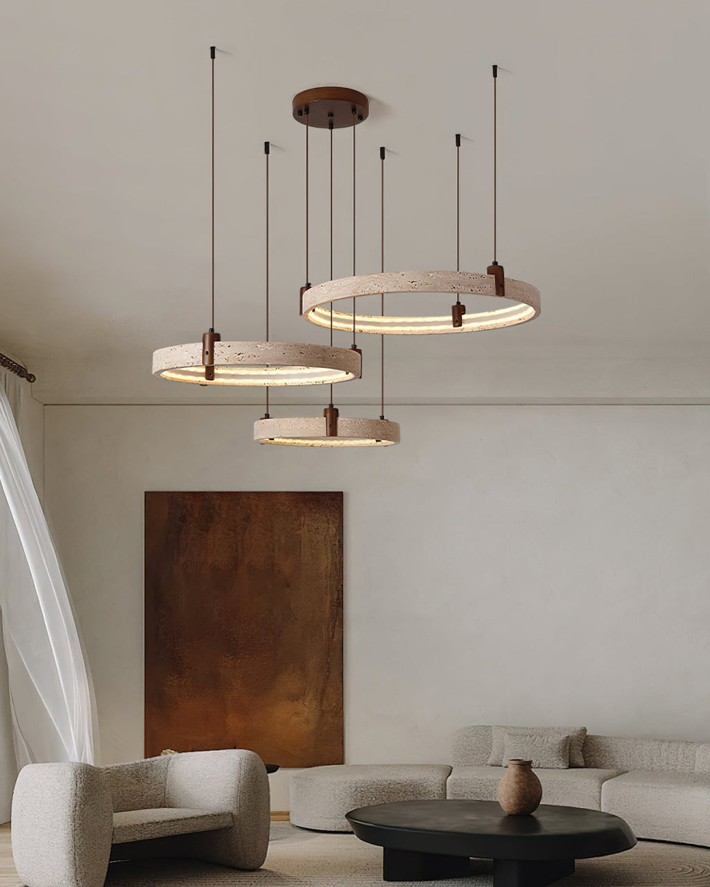 Люстра Celestial Orbit Travertine
