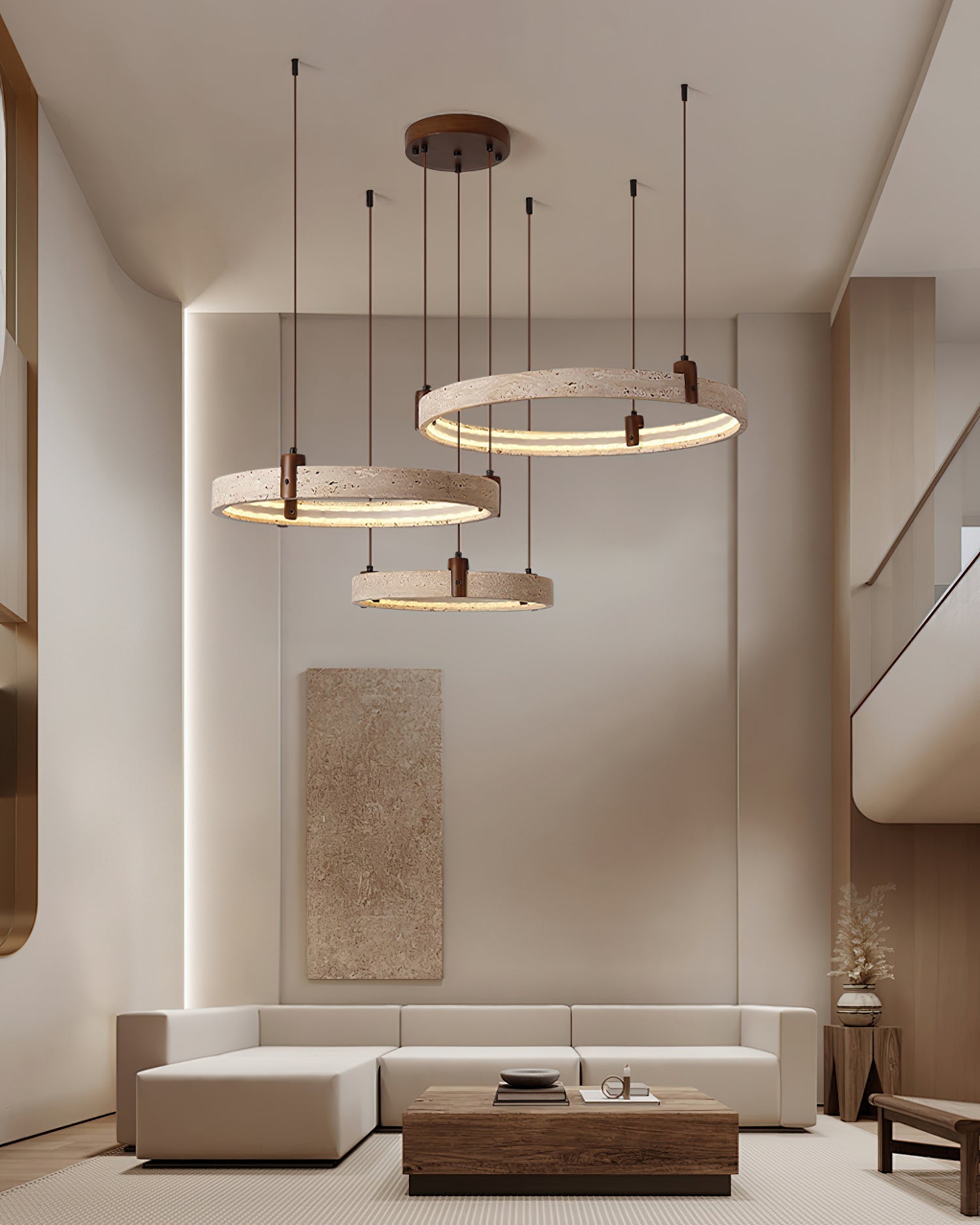 Люстра Celestial Orbit Travertine