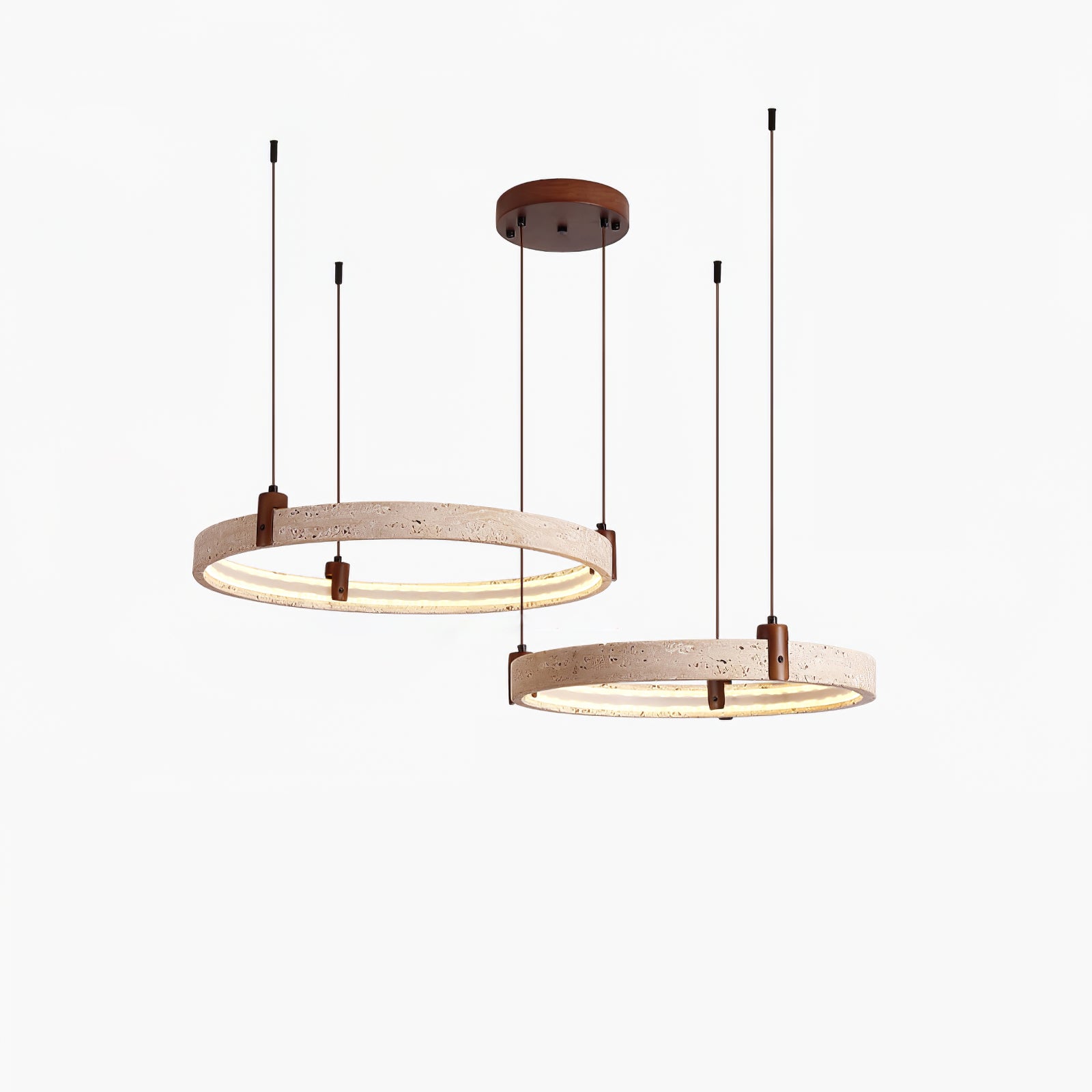 Celestial Orbit Travertine Chandelier - DEPRIMO