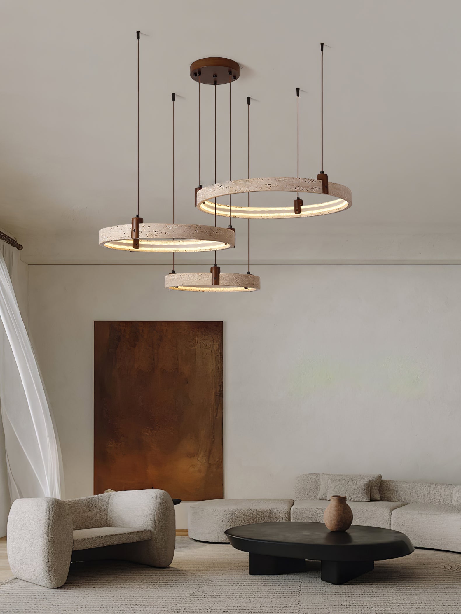 Люстра Celestial Orbit Travertine