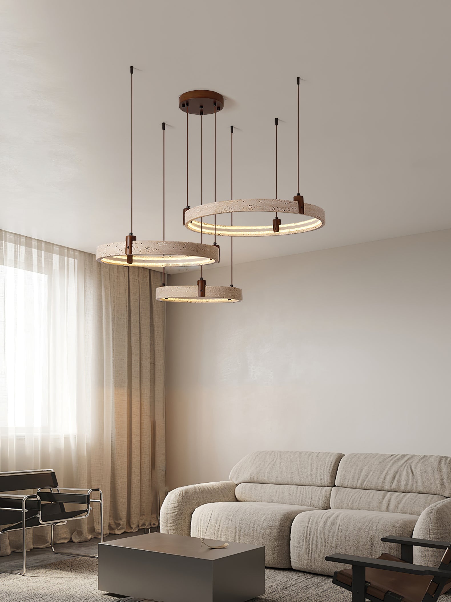 Люстра Celestial Orbit Travertine