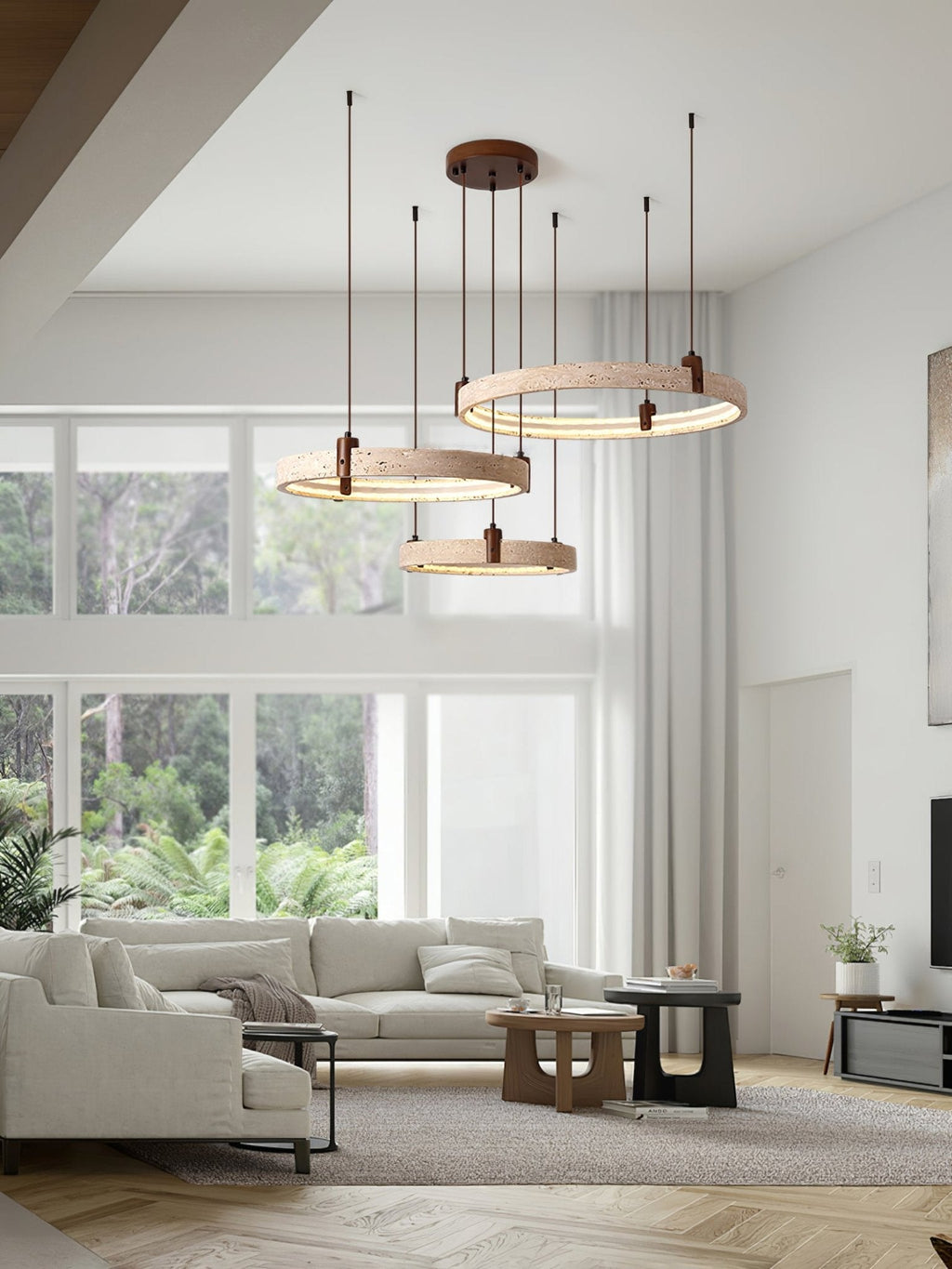 Люстра Celestial Orbit Travertine