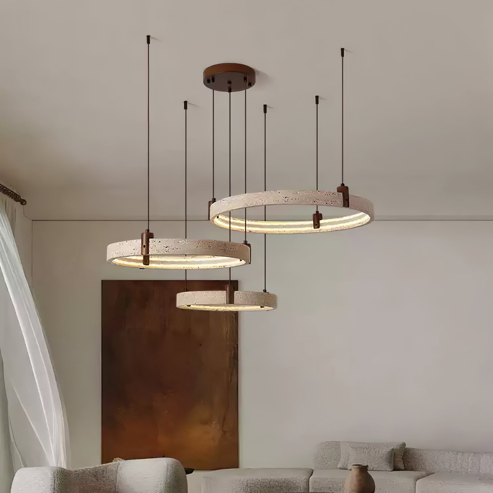 Люстра Celestial Orbit Travertine