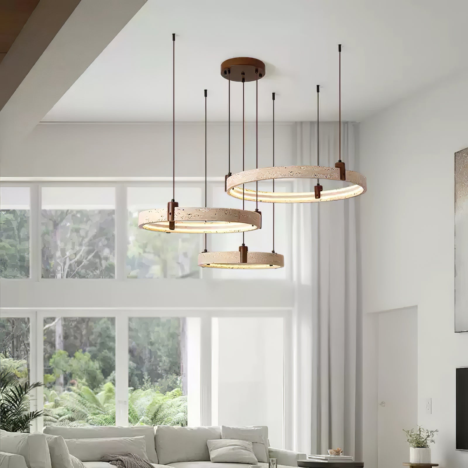Люстра Celestial Orbit Travertine