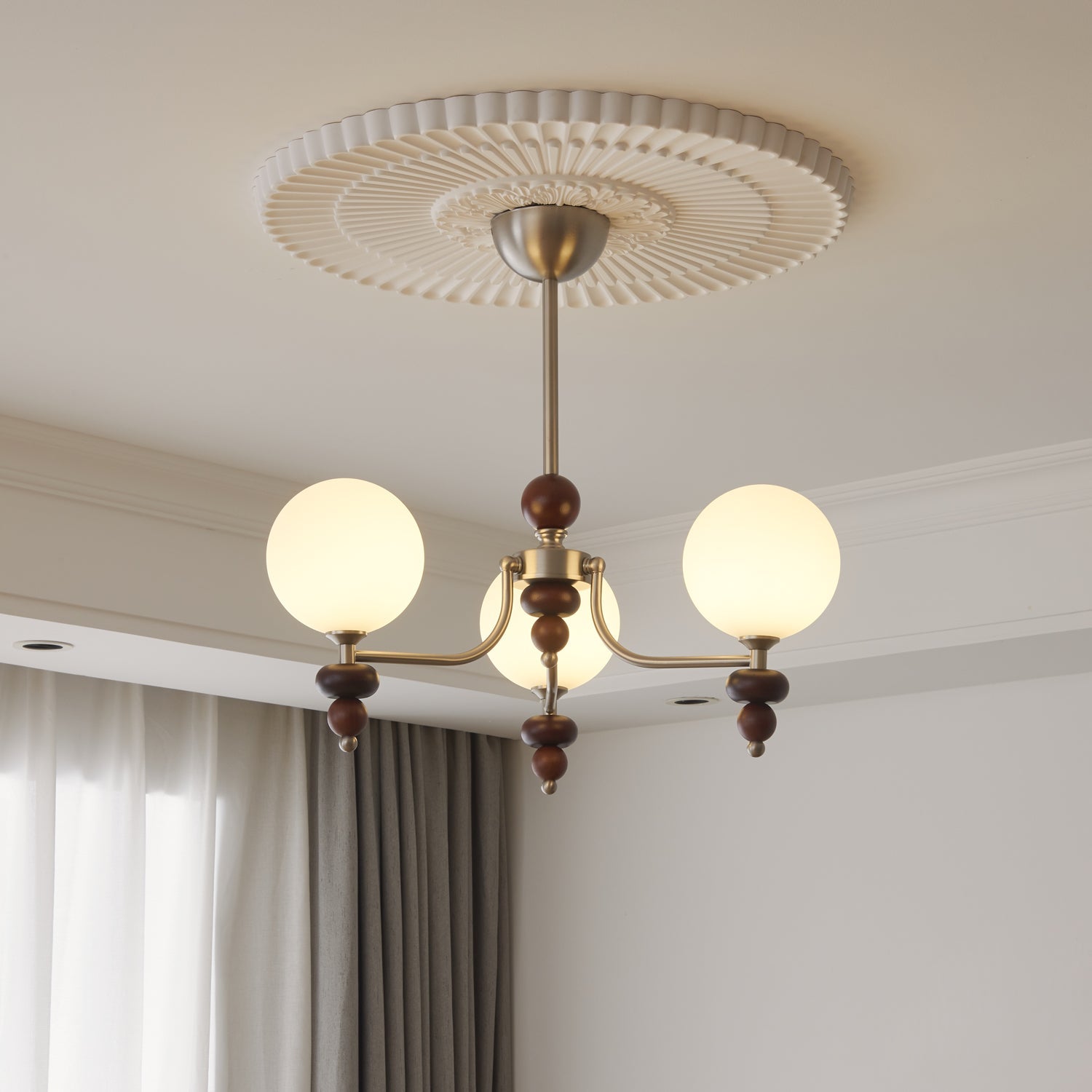 Подвесной светильник Celestial Sphere Walnut