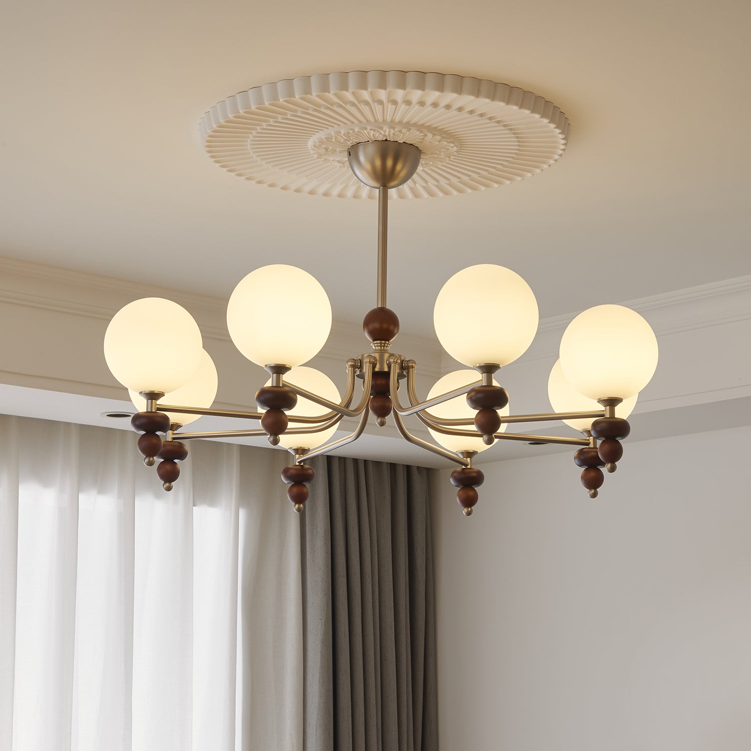 Подвесной светильник Celestial Sphere Walnut