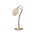 Ceramic Ribbed Table Lamp - DEPRIMO