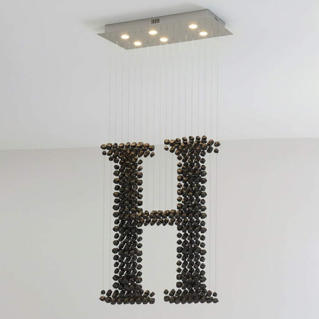 Charcoal Chandeliers H - Vakkerlight