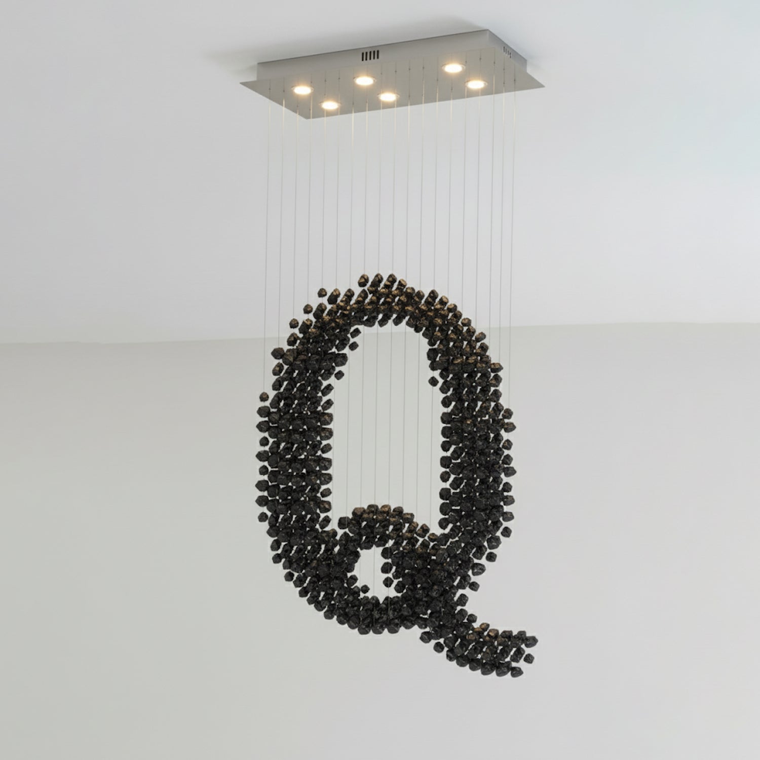 Charcoal Chandeliers Q - Vakkerlight