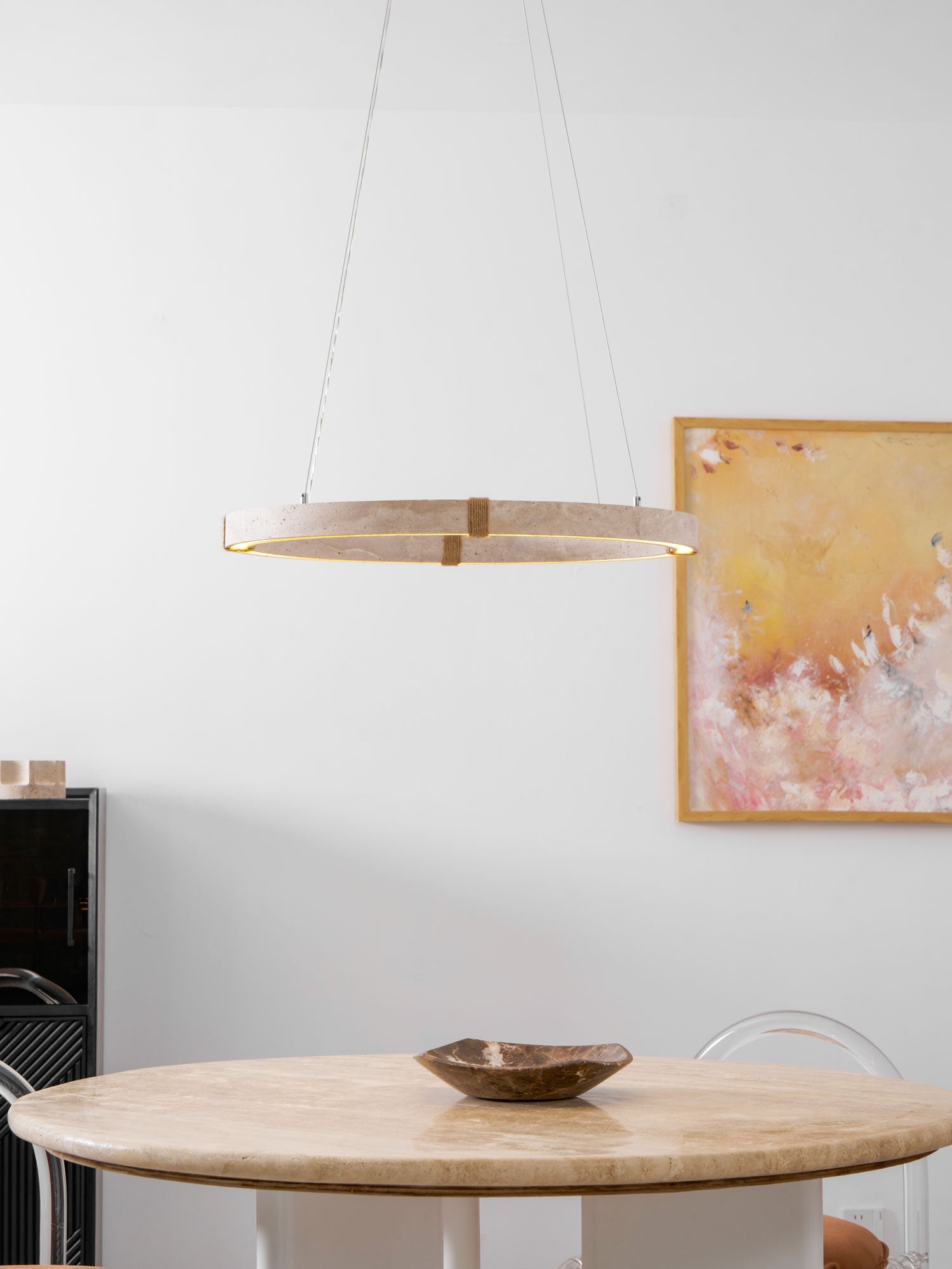 Подвесной светильник Circle Travertine