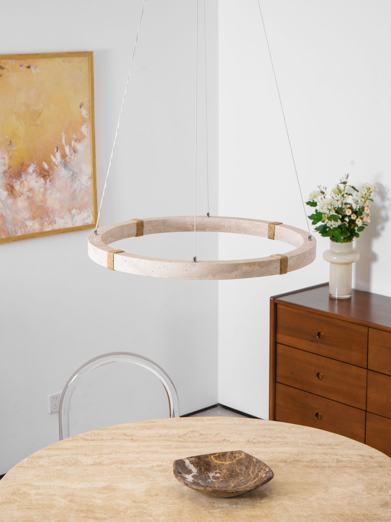 Подвесной светильник Circle Travertine